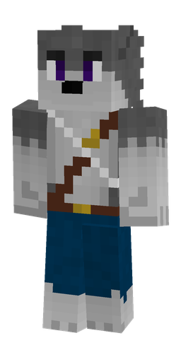Blue skin: body, front render