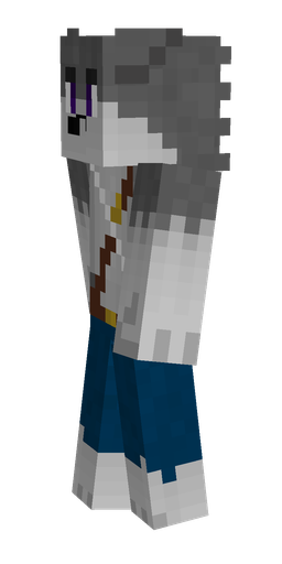 Blue skin: body, left side render