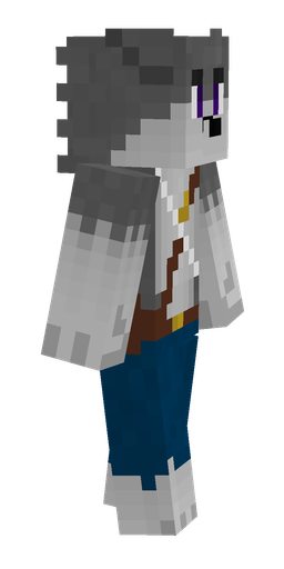 Blue skin: body, right side render
