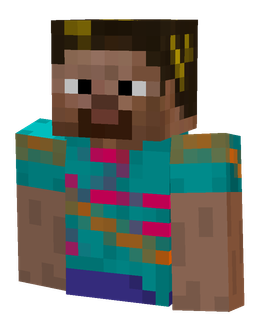 Blue skin: bust render