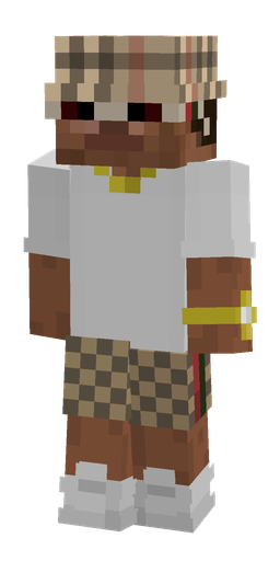 Brown skin: body, front render