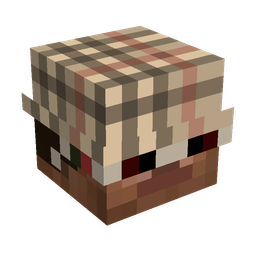 Brown skin: head render