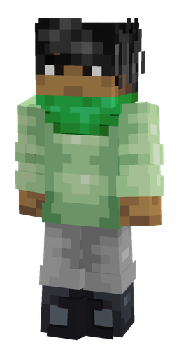 Black skin: body, front render