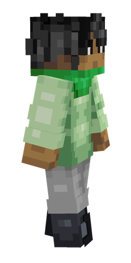 Black skin: body, right side render