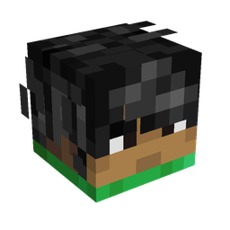Black skin: head render