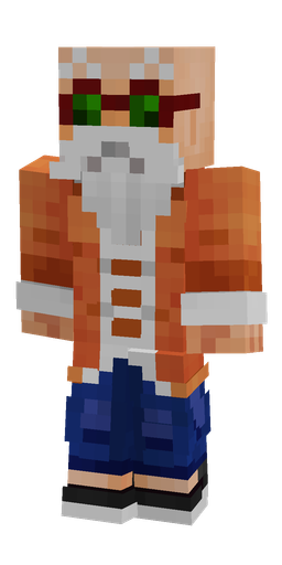 Blue skin: body, front render