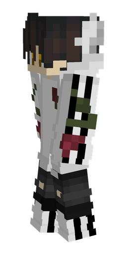 Black skin: body, left side render