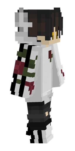 Black skin: body, right side render