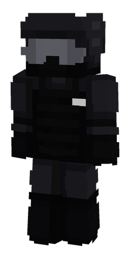 Black skin: body, front render