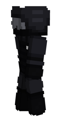Black skin: body, left side render