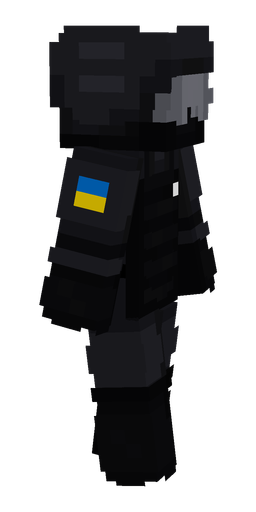Black skin: body, right side render