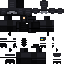 Black skin: raw texture render