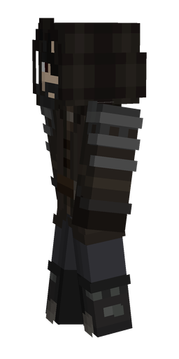 Black skin: body, left side render