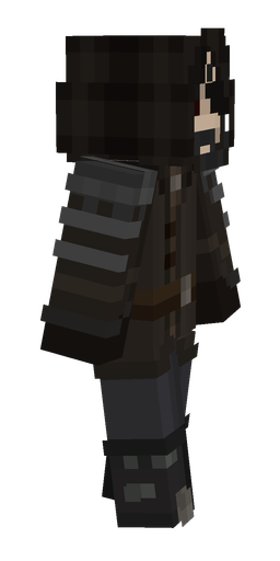 Black skin: body, right side render