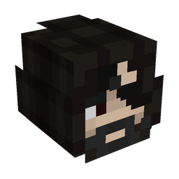 Black skin: head render