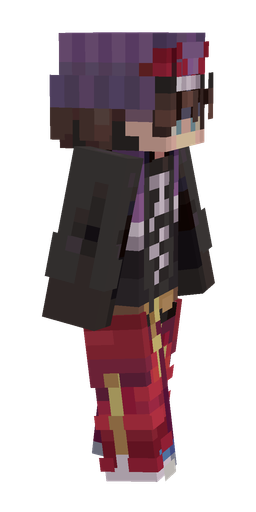 Black skin: body, right side render