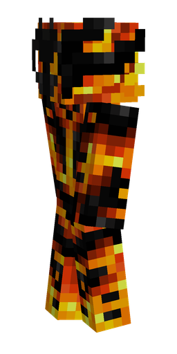 Black skin: body, left side render