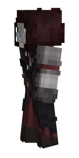 Black skin: body, left side render