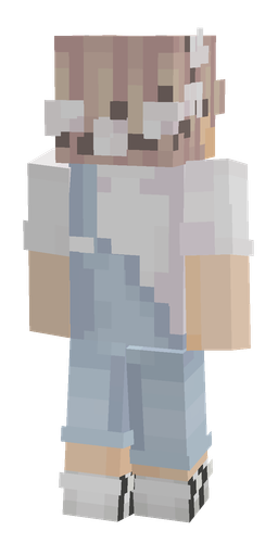 Blue skin: body, back render