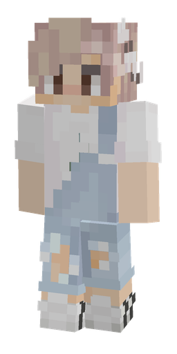 Blue skin: body, front render