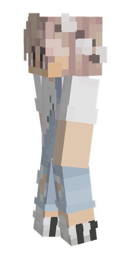 Blue skin: body, left side render