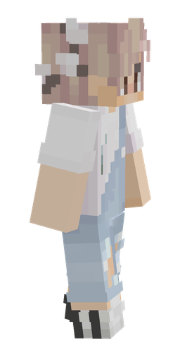 Blue skin: body, right side render