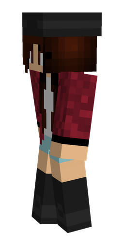Black skin: body, left side render