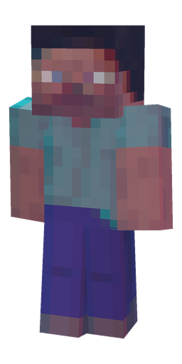Blue skin: body, front render