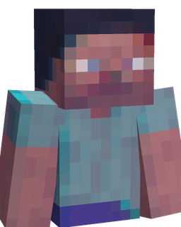 Blue skin: bust render