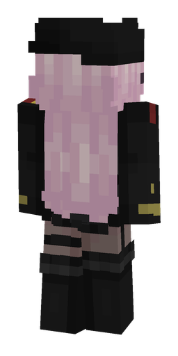 Black skin: body, back render