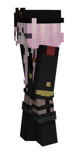 Black skin: body, left side render