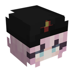 Black skin: head render