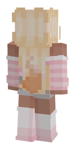 Orange skin: body, back render