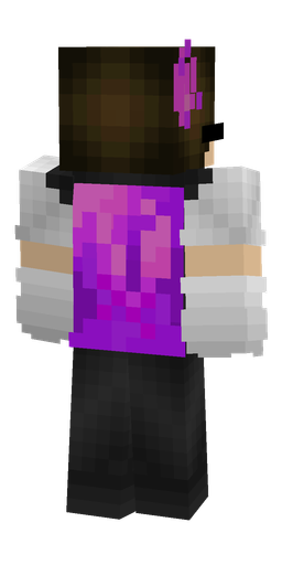 Black skin: body, back render