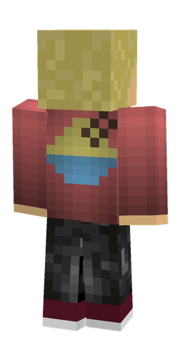 Black skin: body, back render