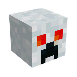 Black skin: head render