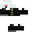 Black skin: raw texture render