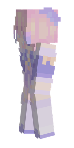 Blue skin: body, left side render