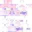 Blue skin: raw texture render