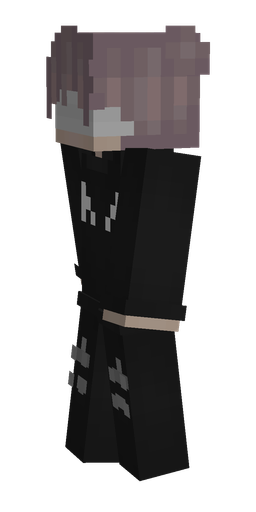 Black skin: body, left side render
