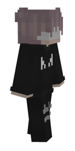 Black skin: body, right side render