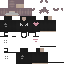 Black skin: raw texture render