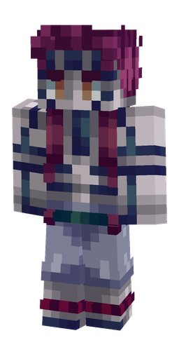 Blue skin: body, front render