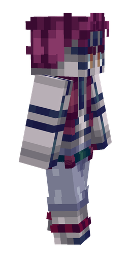 Blue skin: body, right side render