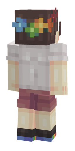 Orange skin: body, back render