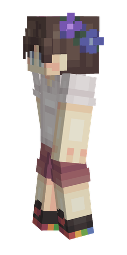 Orange skin: body, left side render