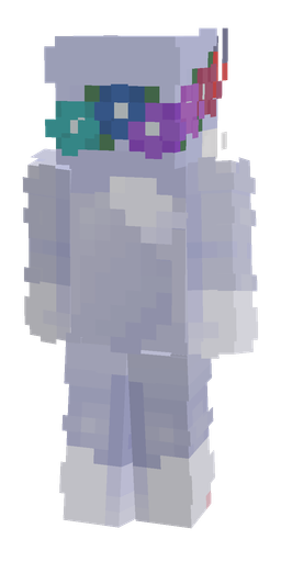 Blue skin: body, back render