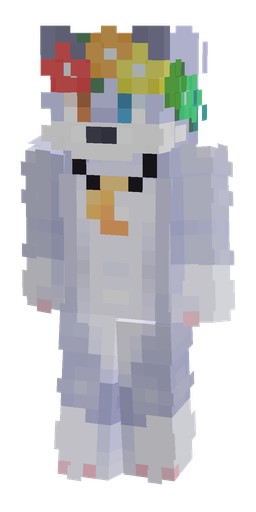 Blue skin: body, front render
