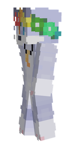 Blue skin: body, left side render