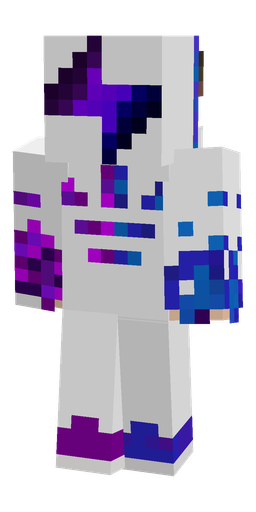 Black skin: body, back render